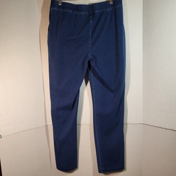 Lemon Way Women's Pull On Skinny Jeans Size 14 Blue - Picture 5 of 9